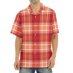 Western Tartan Pattern Print Aloha Shirt