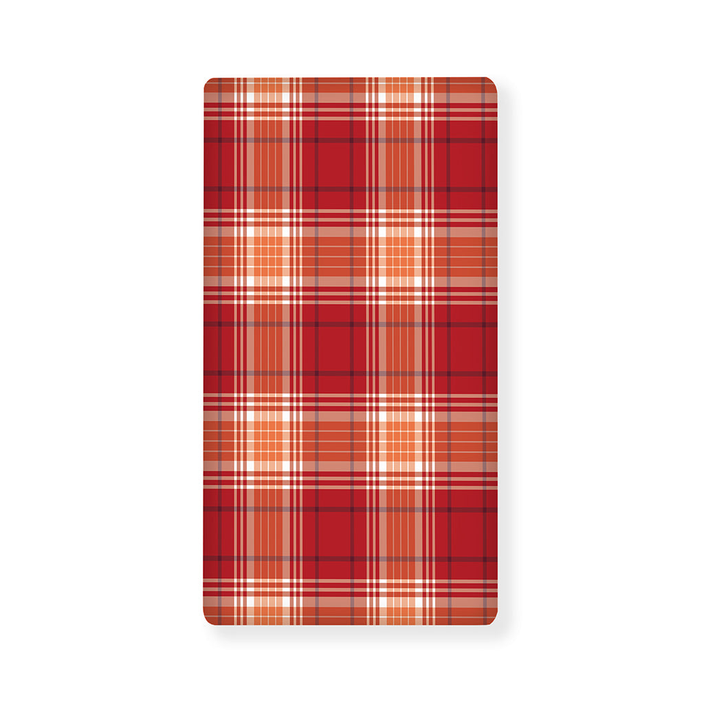 Western Tartan Pattern Print Baby Crib Sheet