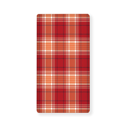 Western Tartan Pattern Print Baby Crib Sheet