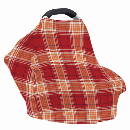 Western Tartan Pattern Print Baby Seat Cover