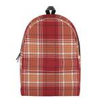 Western Tartan Pattern Print Backpack