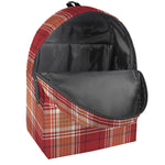 Western Tartan Pattern Print Backpack