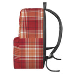 Western Tartan Pattern Print Backpack
