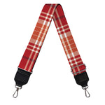 Western Tartan Pattern Print Bag Strap