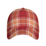 Western Tartan Pattern Print Baseball Cap