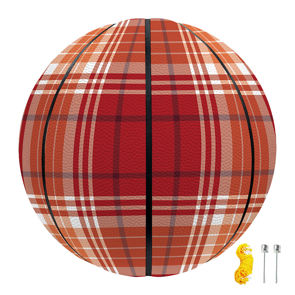 Western Tartan Pattern Print Basketball