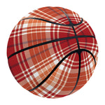 Western Tartan Pattern Print Basketball