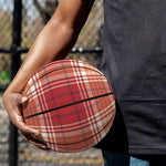 Western Tartan Pattern Print Basketball