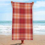 Western Tartan Pattern Print Beach Towel