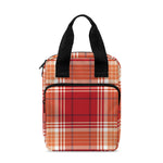 Western Tartan Pattern Print Bible Tote Bag