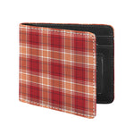 Western Tartan Pattern Print Bifold Wallet