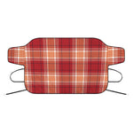 Western Tartan Pattern Print Car Windshield Snow Cover