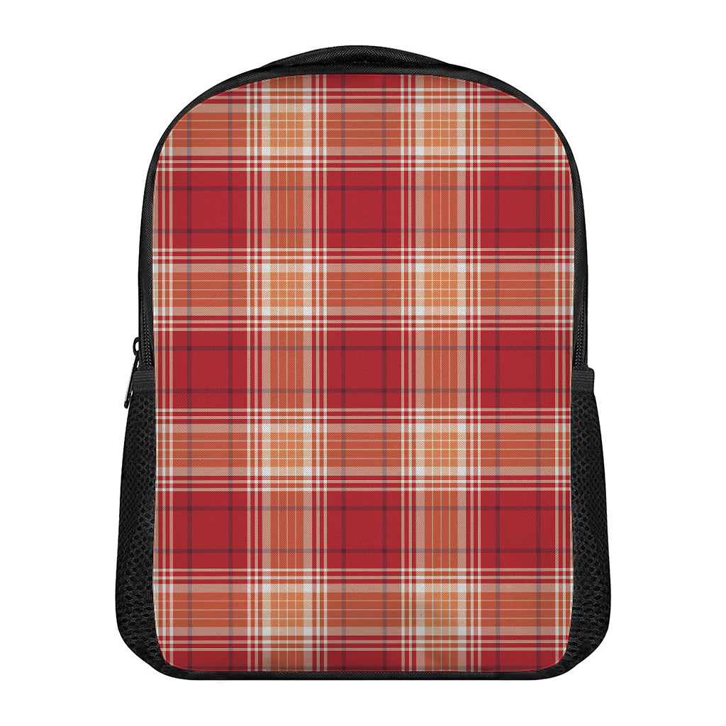 Western Tartan Pattern Print Casual Backpack