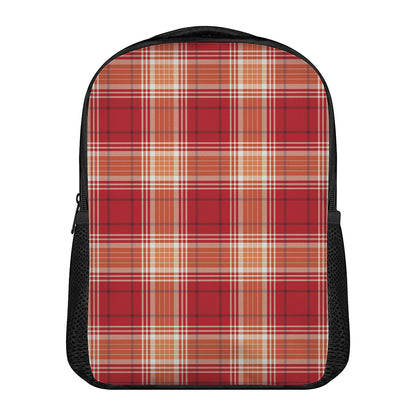 Western Tartan Pattern Print Casual Backpack