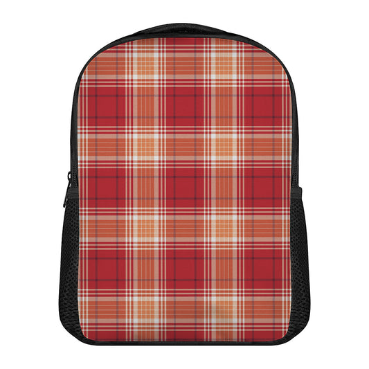 Western Tartan Pattern Print Casual Backpack