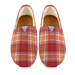 Western Tartan Pattern Print Casual Shoes