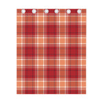 Western Tartan Pattern Print Curtain