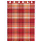 Western Tartan Pattern Print Curtain