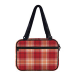 Western Tartan Pattern Print Double Strap Bible Bag
