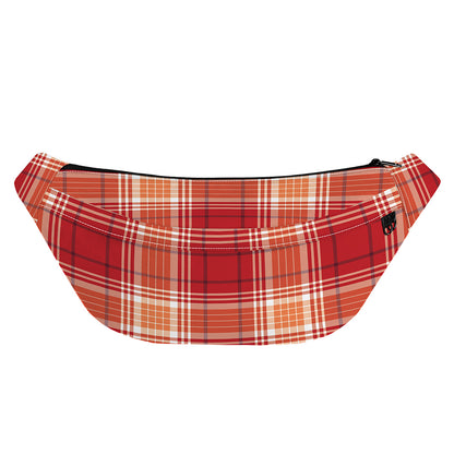 Western Tartan Pattern Print Fanny Pack