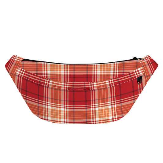 Western Tartan Pattern Print Fanny Pack