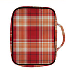 Western Tartan Pattern Print Front Pocket Bible Bag