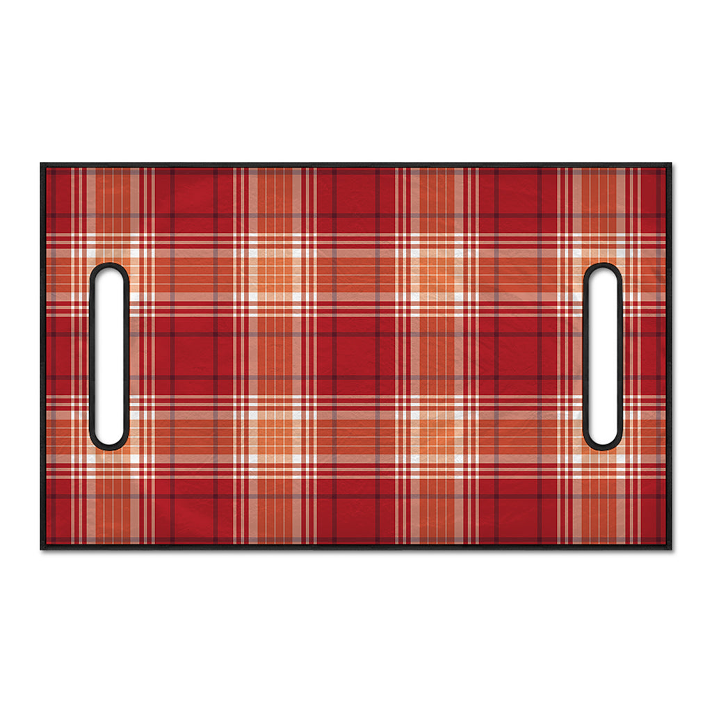 Western Tartan Pattern Print Golf Cart Seat Cover