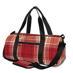 Western Tartan Pattern Print Gym Bag