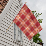 Western Tartan Pattern Print House Flag