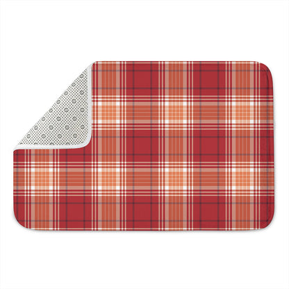 Western Tartan Pattern Print Indoor Door Mat