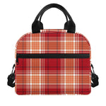Western Tartan Pattern Print Insulated Lunch Bag