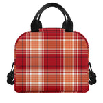 Western Tartan Pattern Print Insulated Lunch Bag