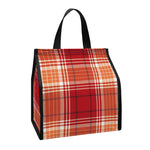 Western Tartan Pattern Print Insulated Lunch Tote