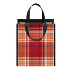 Western Tartan Pattern Print Insulated Lunch Tote