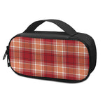 Western Tartan Pattern Print Insulin Cooler Travel Case