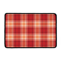Western Tartan Pattern Print Kitchen Mat