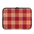 Western Tartan Pattern Print Laptop Sleeve