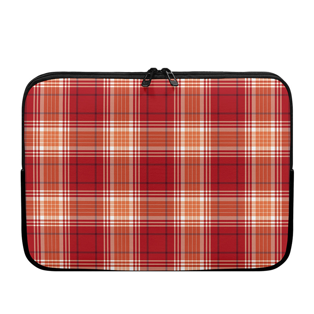 Western Tartan Pattern Print Laptop Sleeve