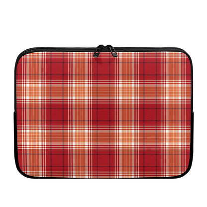 Western Tartan Pattern Print Laptop Sleeve
