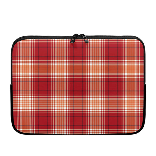 Western Tartan Pattern Print Laptop Sleeve