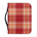 Western Tartan Pattern Print Leather Bible Cover