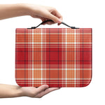 Western Tartan Pattern Print Leather Bible Cover