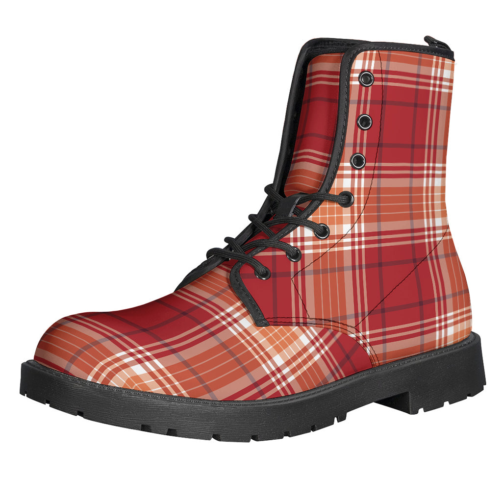 Western Tartan Pattern Print Backpack