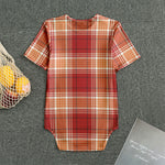 Western Tartan Pattern Print Men's Bodysuit