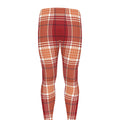 Western Tartan Pattern Print Men's Leggings