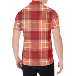 Western Tartan Pattern Print Men's Shirt