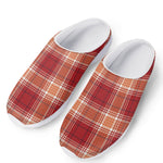 Western Tartan Pattern Print Mesh Casual Shoes