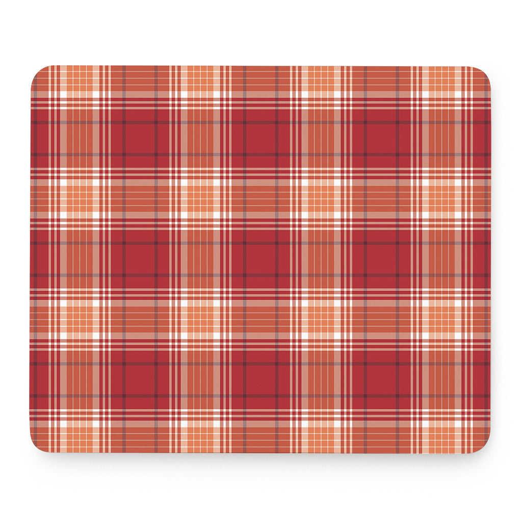 Western Tartan Pattern Print Mouse Pad