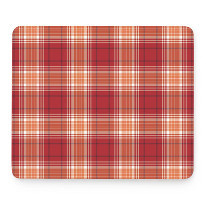 Western Tartan Pattern Print Mouse Pad
