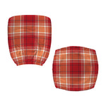 Western Tartan Pattern Print Office Chair Cover